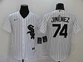 White Sox 74 Eloy Jimenez White 2020 Nike Cool Base Jersey,baseball caps,new era cap wholesale,wholesale hats